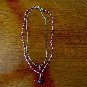 Lucky Brand multi layer necklace